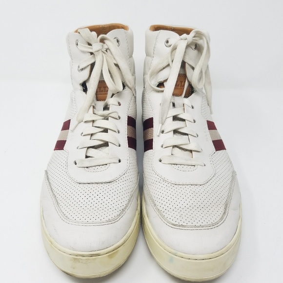 Bally Atilio men 11 white high top sneaker - Picture 3 of 7